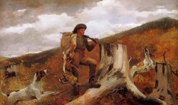 Winslow Homer : Huntsman and Dogs
